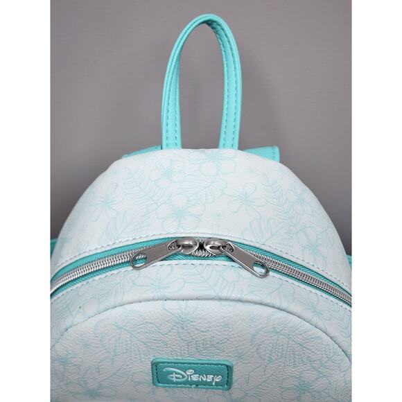 Loungefly Disney Lilo & Stitch Hibiscus Sketch Mini Backpack Bag - Picture 4 of 15
